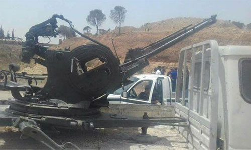 terroristas entregan armas en provincias sirias de Homs y Hama Grupos terroristas entregan armas en provincias sirias de Homs y Hama